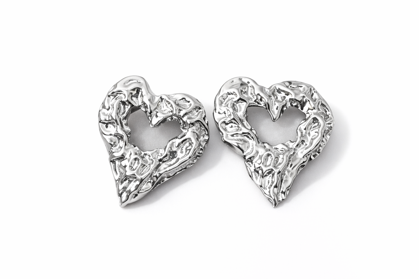 Silver Whisper Studs