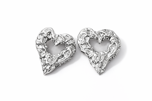 Silver Whisper Studs