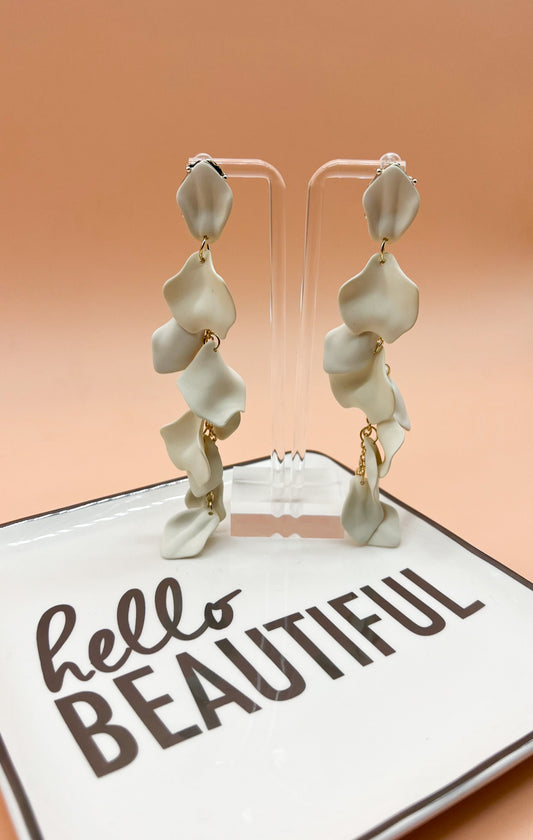 Creme Brûlée Statement Earrings